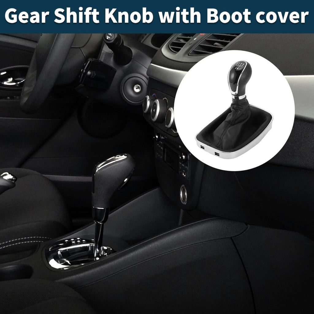 5 Speed Manual Gear Shift Knob with Cover for Opel Insignia (2008–2017)