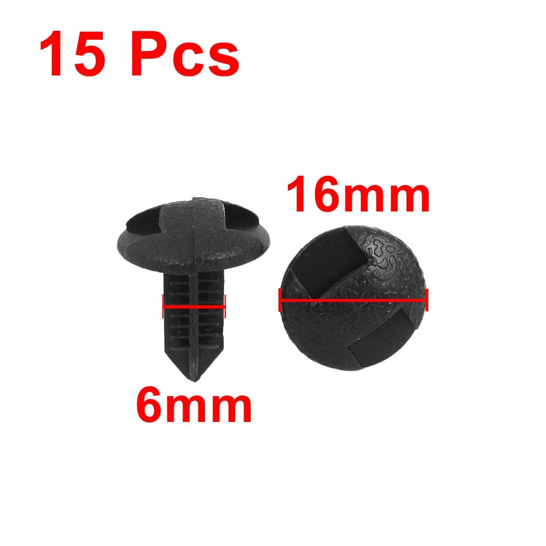 Head Plastic Rivets Set for Toyota (15 Pack) (2011–2020)