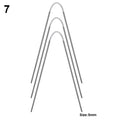 Stainless Steel Round Metal Loop Needles for Knitting (Crafting Tools)