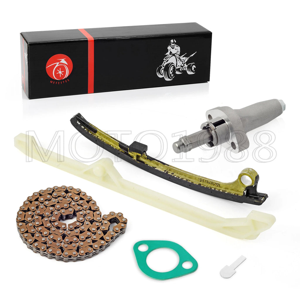 Tensioner Lifter & Cam Timing Chain + Guide for Honda Big Red 700 MUV700 (2009–2013)