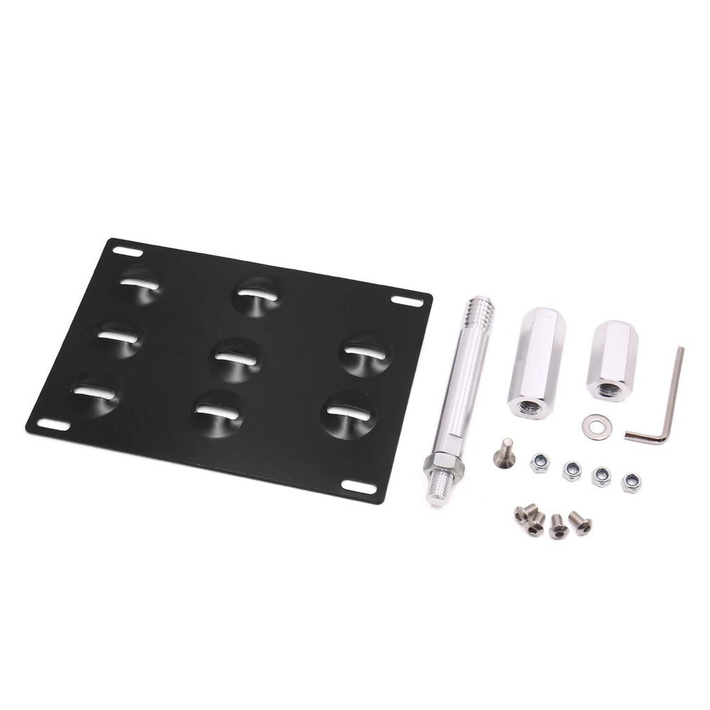 Front Bumper Tow Hook License Plate Bracket for Volkswagen After 2010