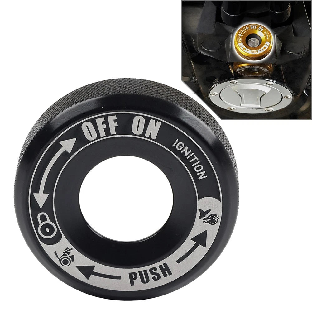 Ignition Lock Switch Cover Trim Ring Black for Can Am Spyder F3 F3-S RT/RT-L