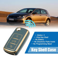 Smart Key Fob Case Cover for Volkswagen Tiguan (2010–2017) Blue