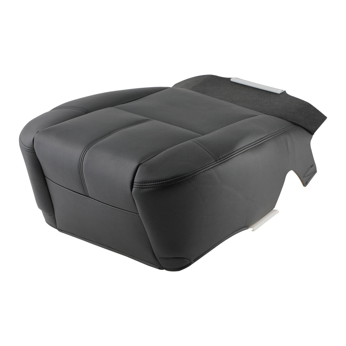Bottom Leather Seat Cover Set for GMC Yukon XL 1500/2500 (2007–2012) Black