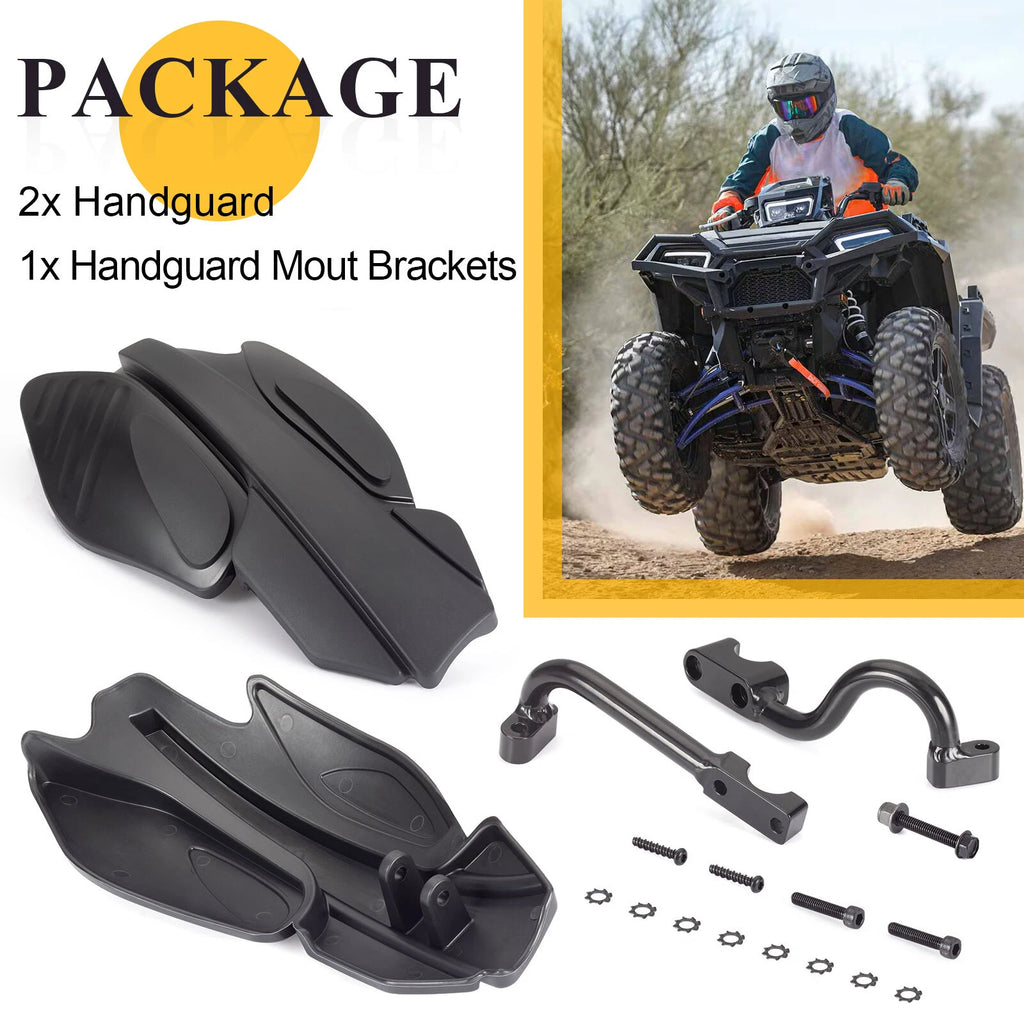 Handguards & Mount Brackets Kit for Polaris Sportsman 500 550 570 800 850 1000