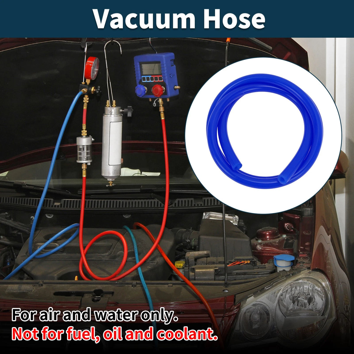 Vacuum Tubing Hose 5ft 6mm ID for Automotive Applications