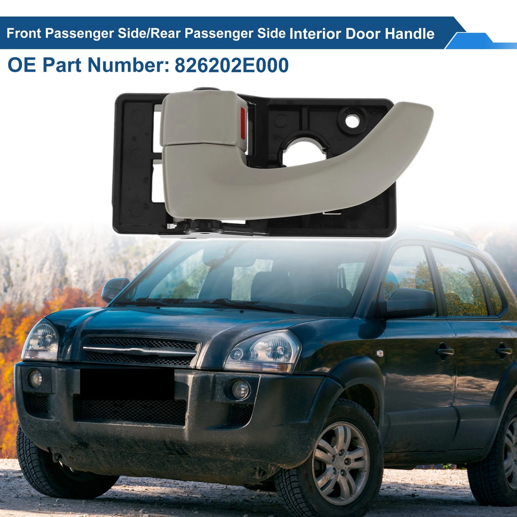 Front Driver Side Interior Door Handle Replacement for Hyundai Tucson (2005–2009)