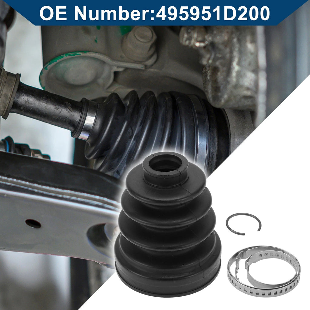 Inner CV Joint Boot Kit with Clamps for Hyundai Tucson (2010–2013)