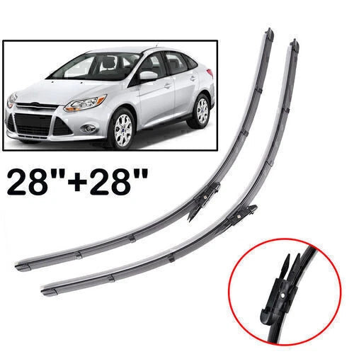 Set of 2 Front Windshield Wiper Blades for Ford Escape/Kuga (2012–2017)