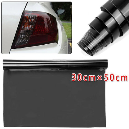 Light Smoke Black Tint Film for Headlights Tail Lights (30x50cm)