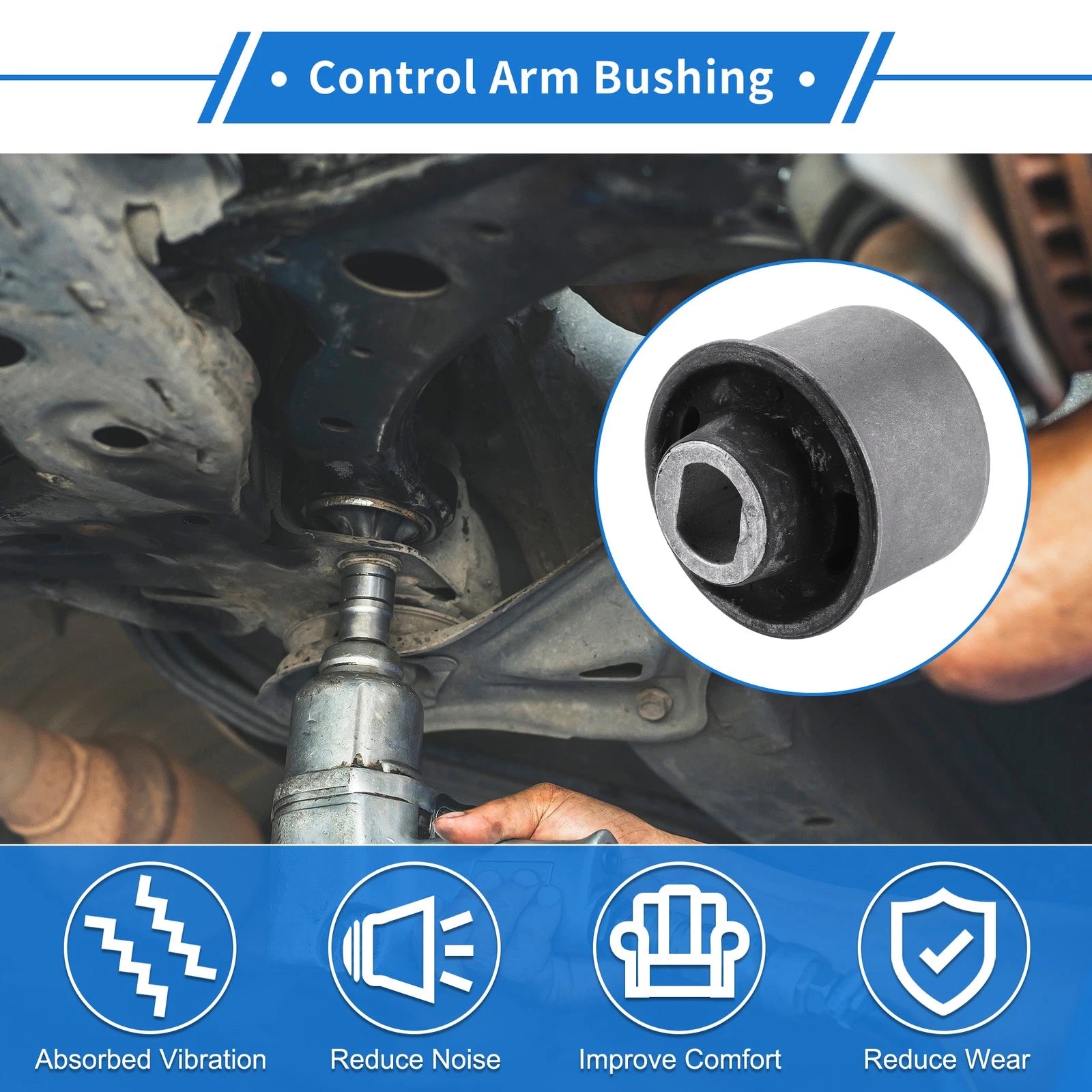 Front Lower Control Arm Bushing Replacement for Chrysler 300 (2005–2010)