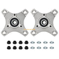 Set of 2 Wheel Hubs & Flange Lug Nuts for Honda TRX250X TRX400X (2009–2014)