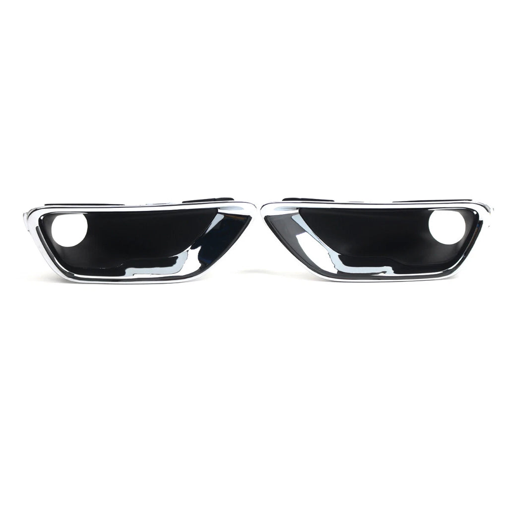 Pair of Fog Light Lamp Bezel Covers for Jeep Grand Cherokee WK2 (2017–2022)