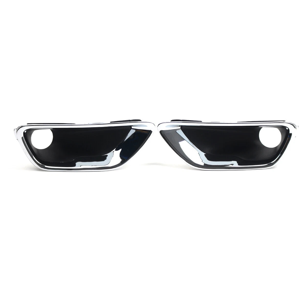Pair of Fog Light Lamp Bezel Covers for Jeep Grand Cherokee WK2 (2017–2022)