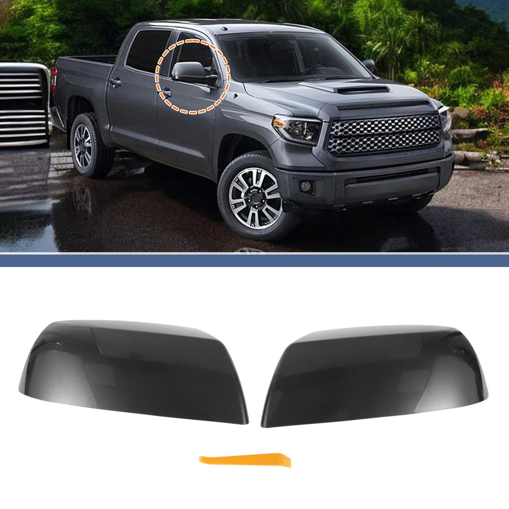 Left Right Mirror Cover Cap Replacement for Toyota Tundra Sequoia (2007–2022)