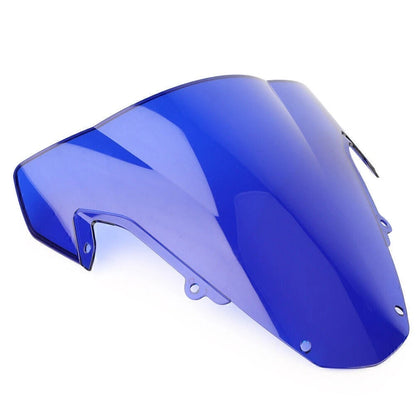 Double Bubble Front Windshield for Suzuki GSXR 1000 (2003–2004) Blue