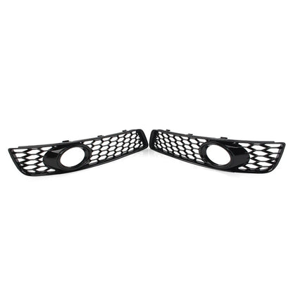 Front Bumper Honeycomb Fog Light Grille Cover for Audi A3 8P (2009–2013)
