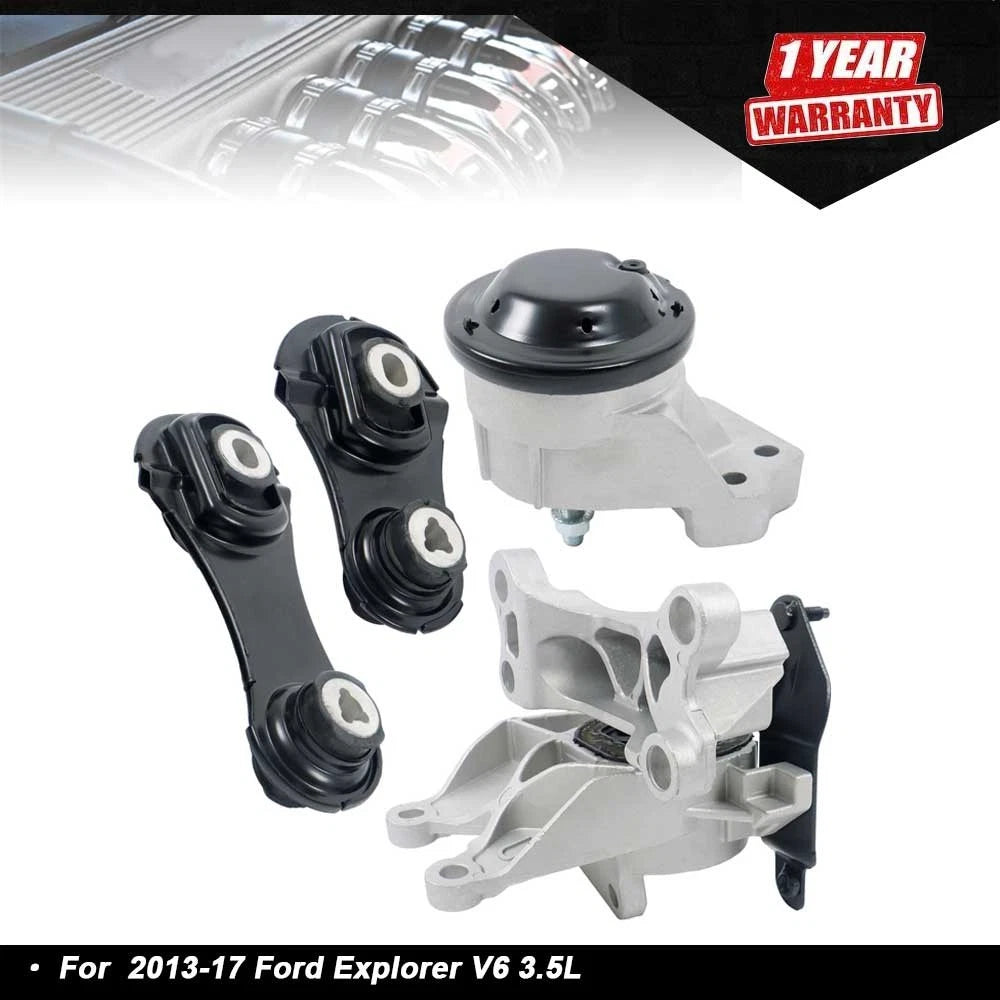 Set of 4 Engine Mounts & Torque Strut Mounts for Ford Explorer (2013–2017)