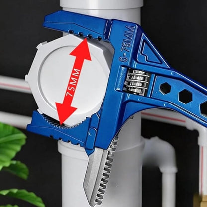 Adjustable Wrench 6-75mm for Plumbing Leak Repairs