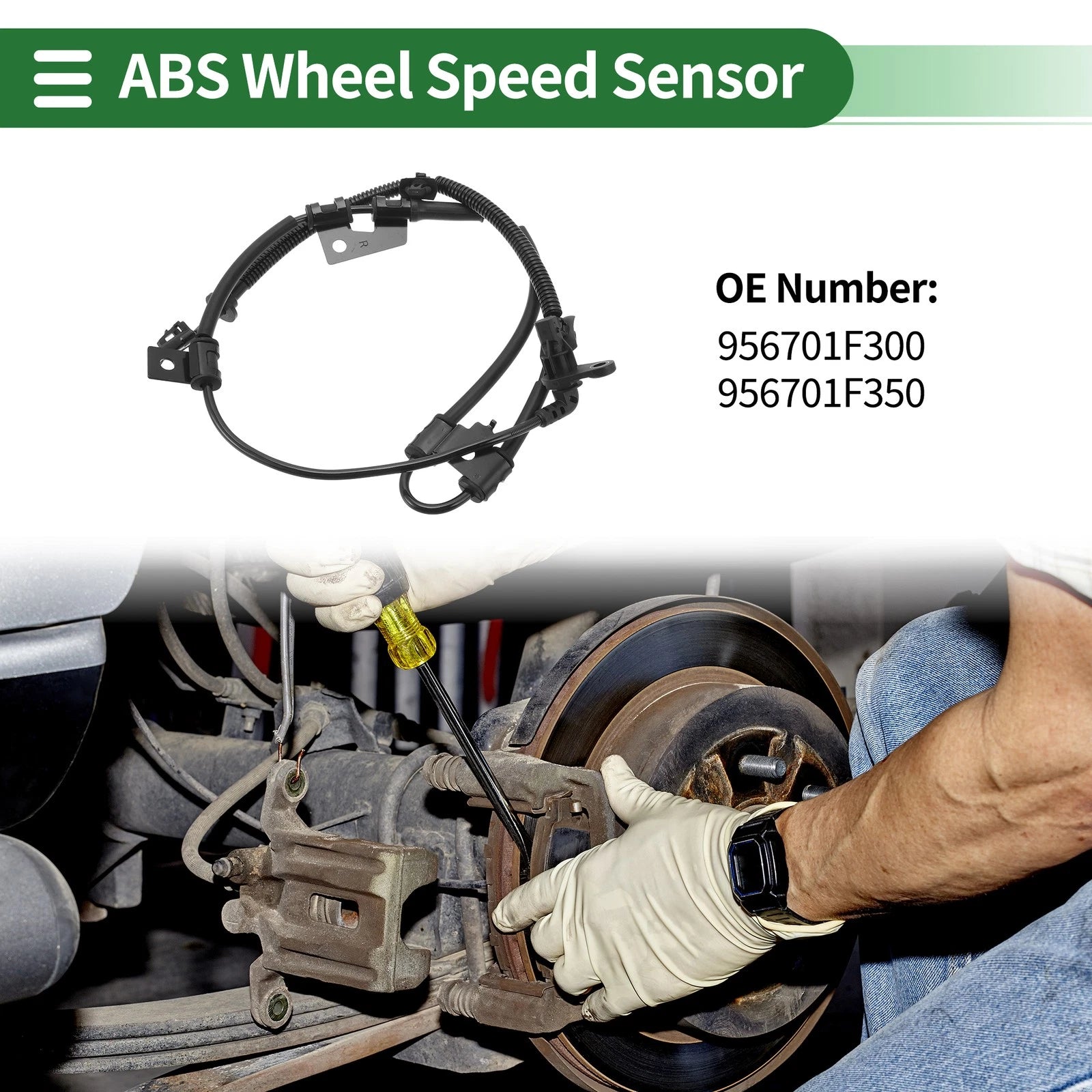 ABS Wheel Speed Sensor Left Front Replacement for Hyundai Tucson (2016–2021)