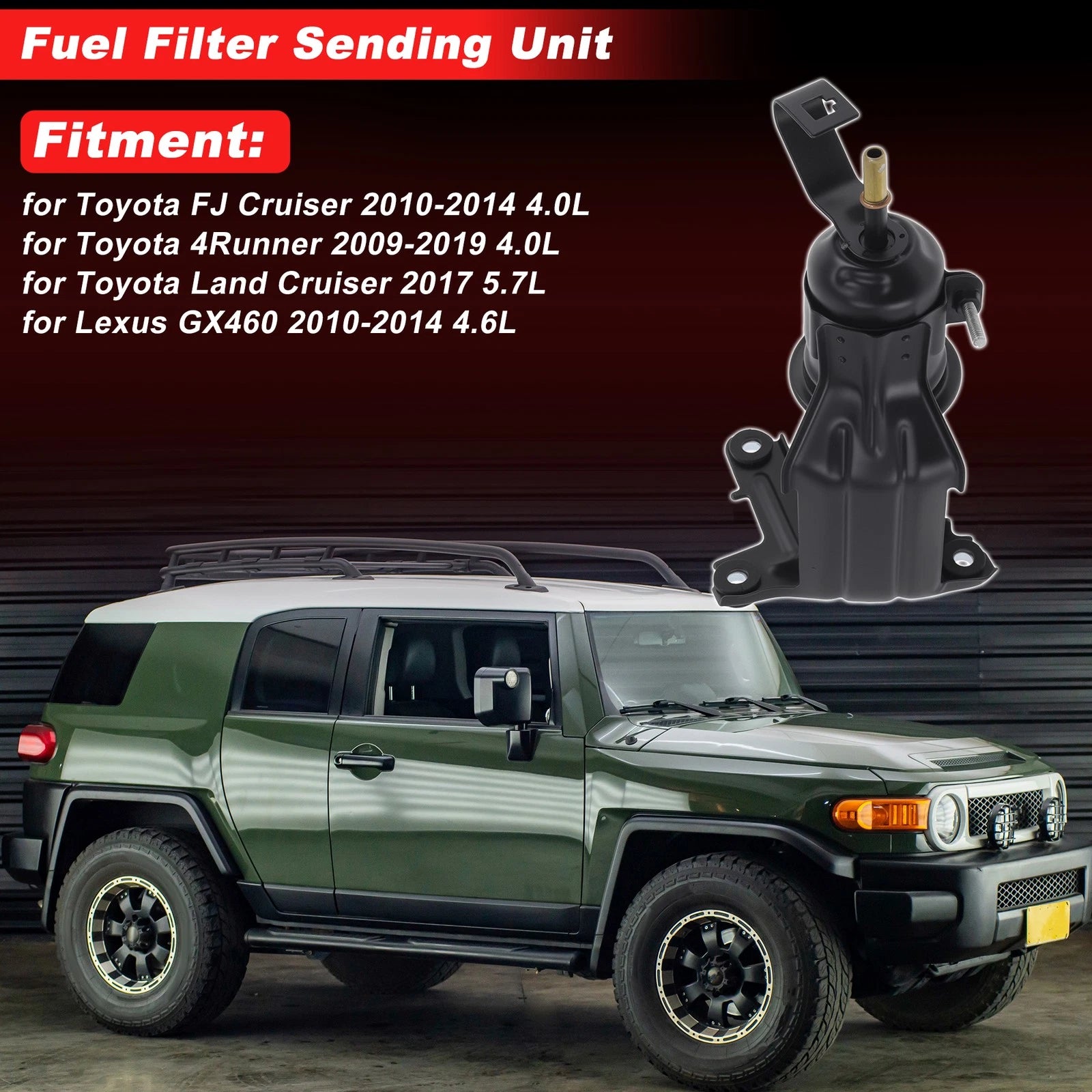 Fuel Filter Assembly for Toyota FJ Cruiser 2007–2014 4.0L