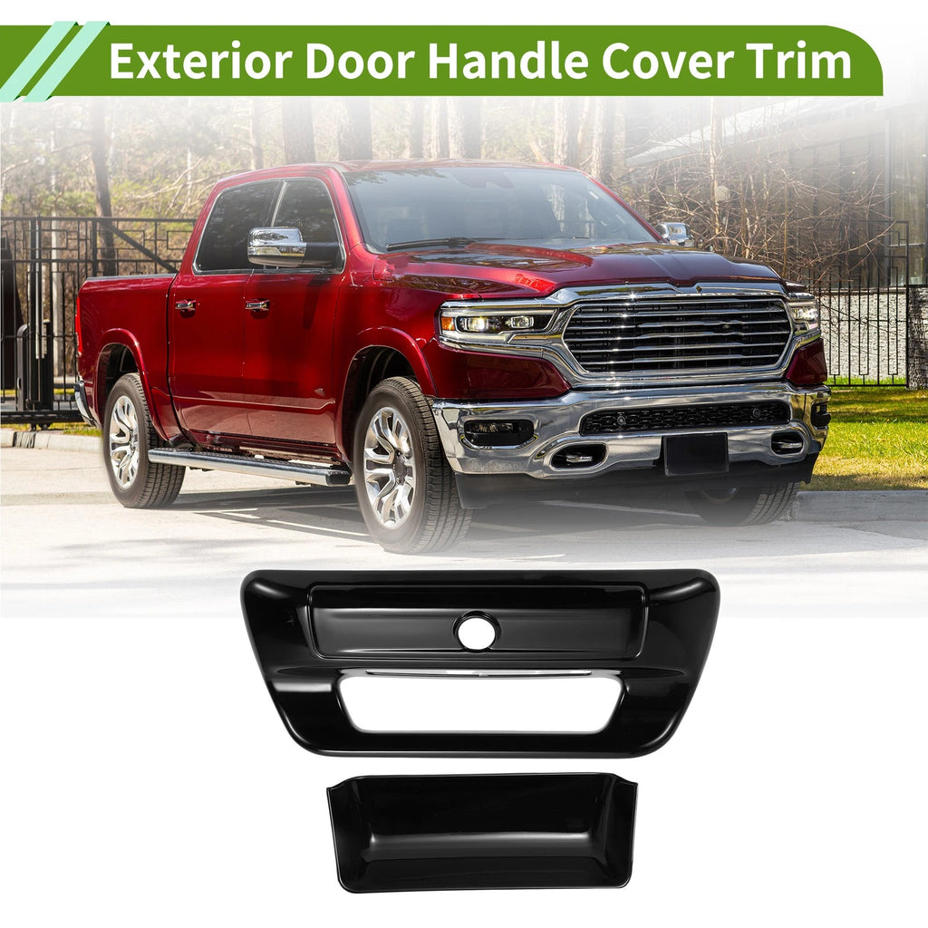 Exterior Door Handle Cover Trim Tailgate for Dodge Ram 1500 2500 3500 (1)