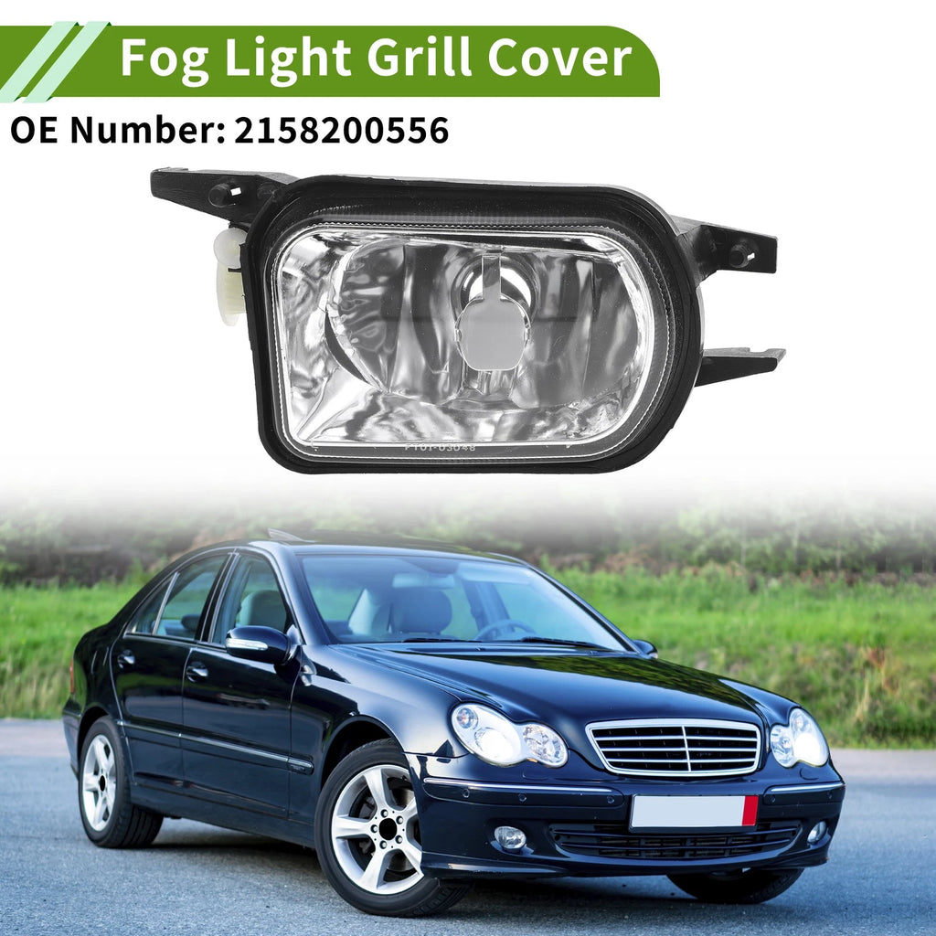 Left Fog Light Grill Replacement for Mercedes-Benz W203 (2001–2007)