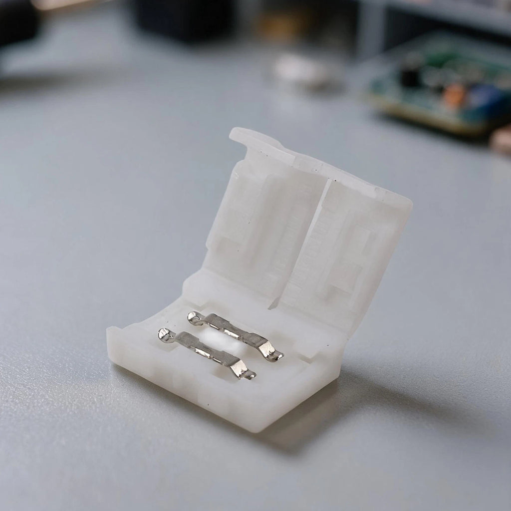 10PCS LED Strip Connector Clip 2PIN for LED Strip Lighting (Universal)