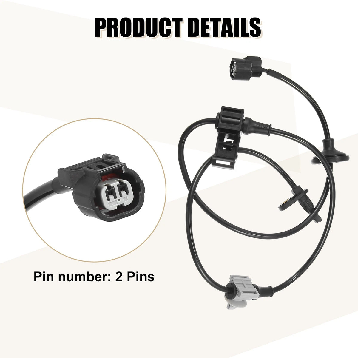 2pcs ABS Sensor No. 57450SHJA02 / 57455SHJA02 for Honda Odyssey (2018–2023)