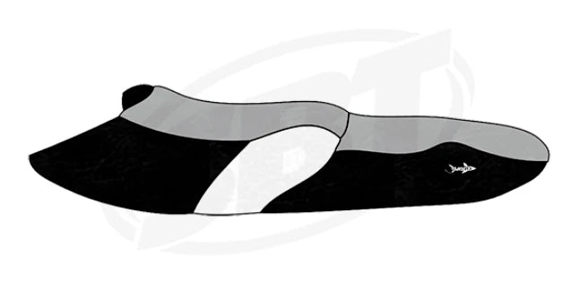Seat Cover for Yamaha XL 1200 LTD XL 800 XL800 (1999–2001) Black/White