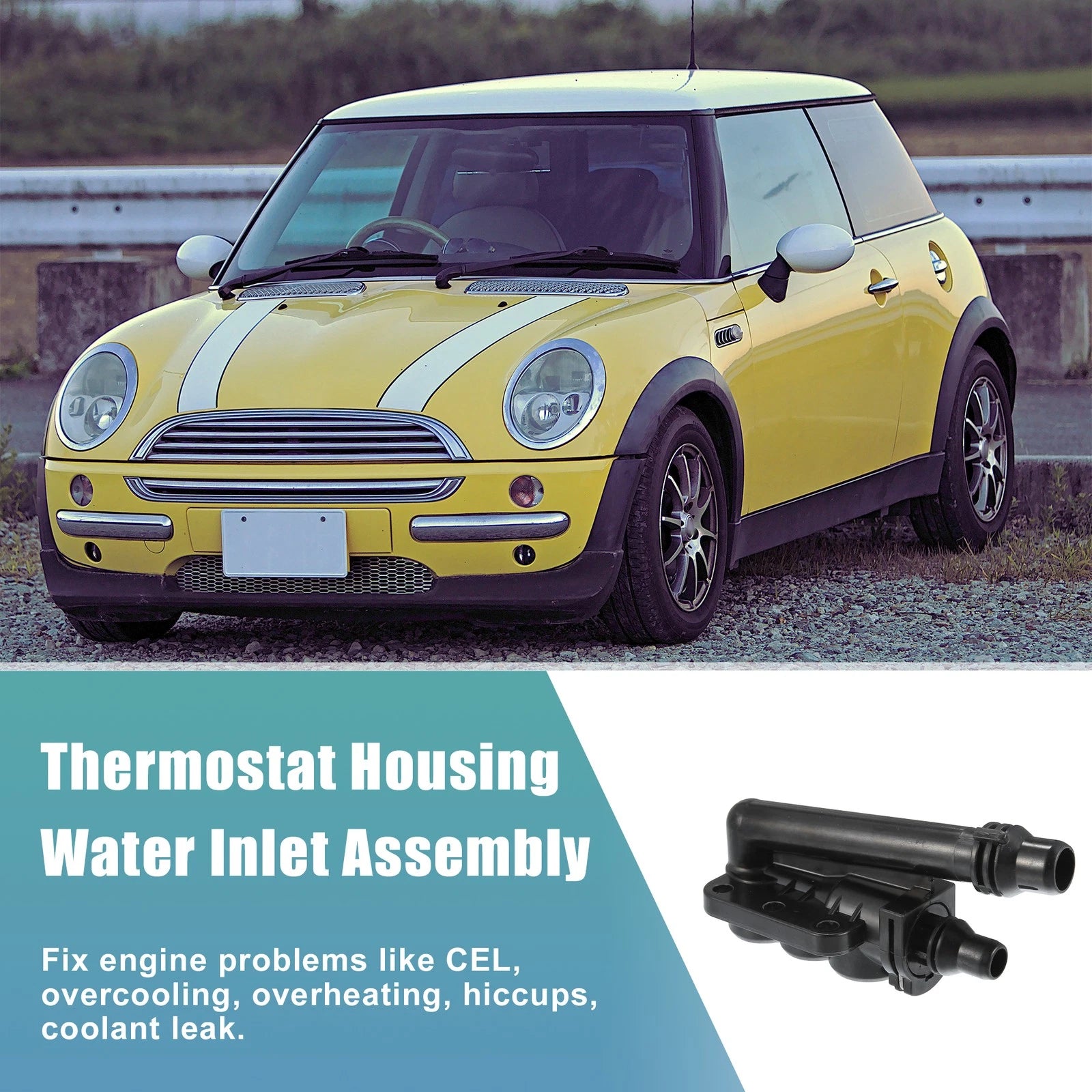 Engine Coolant Thermostat Housing Assembly for BMW 525i (2004–2007)