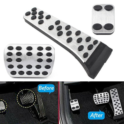 3X Gas Brake Pedal Covers for Benz C-Class E/GLC Class (2016–2019)