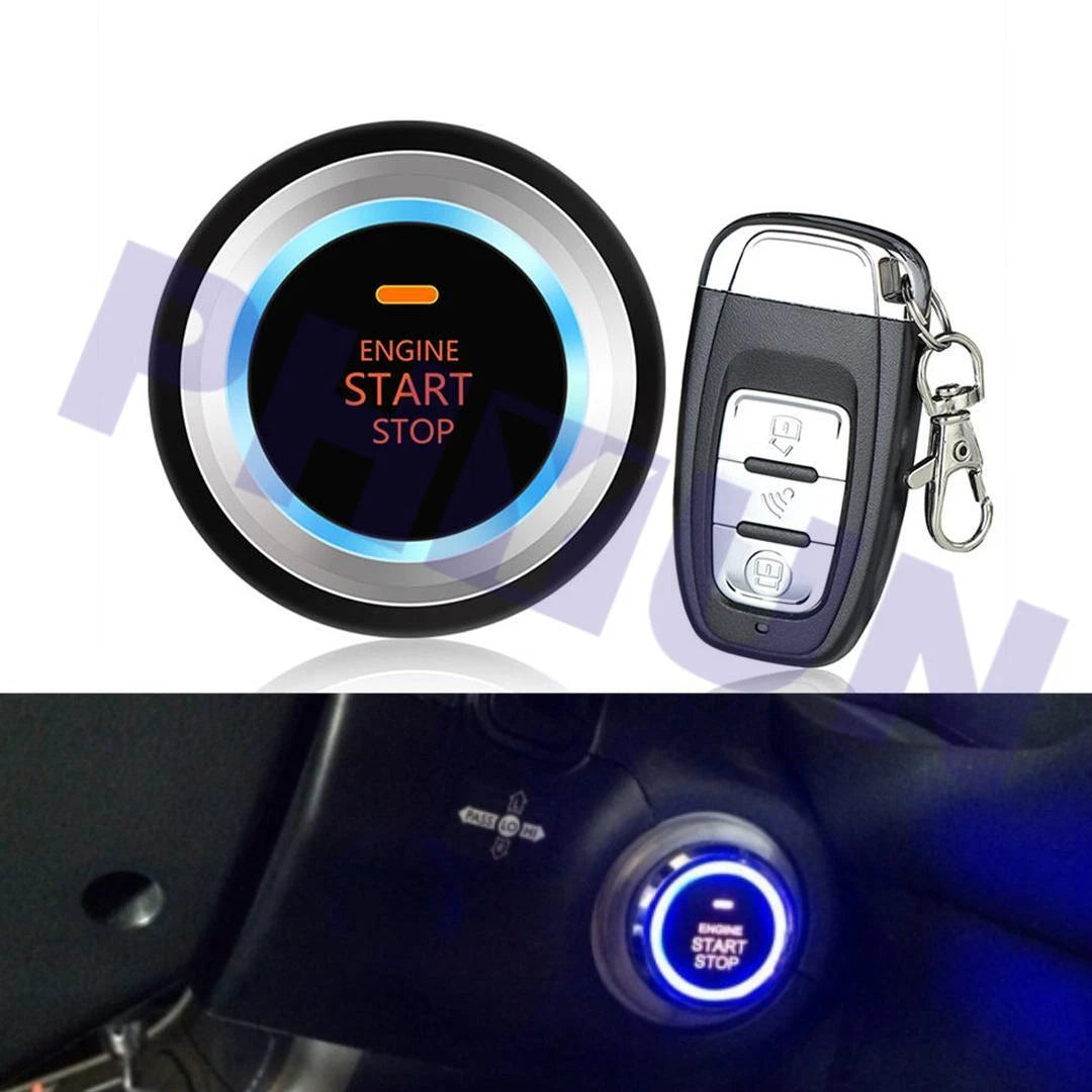 8 Pcs Keyless Entry Engine Start Alarm System Remote Starter for USA Models