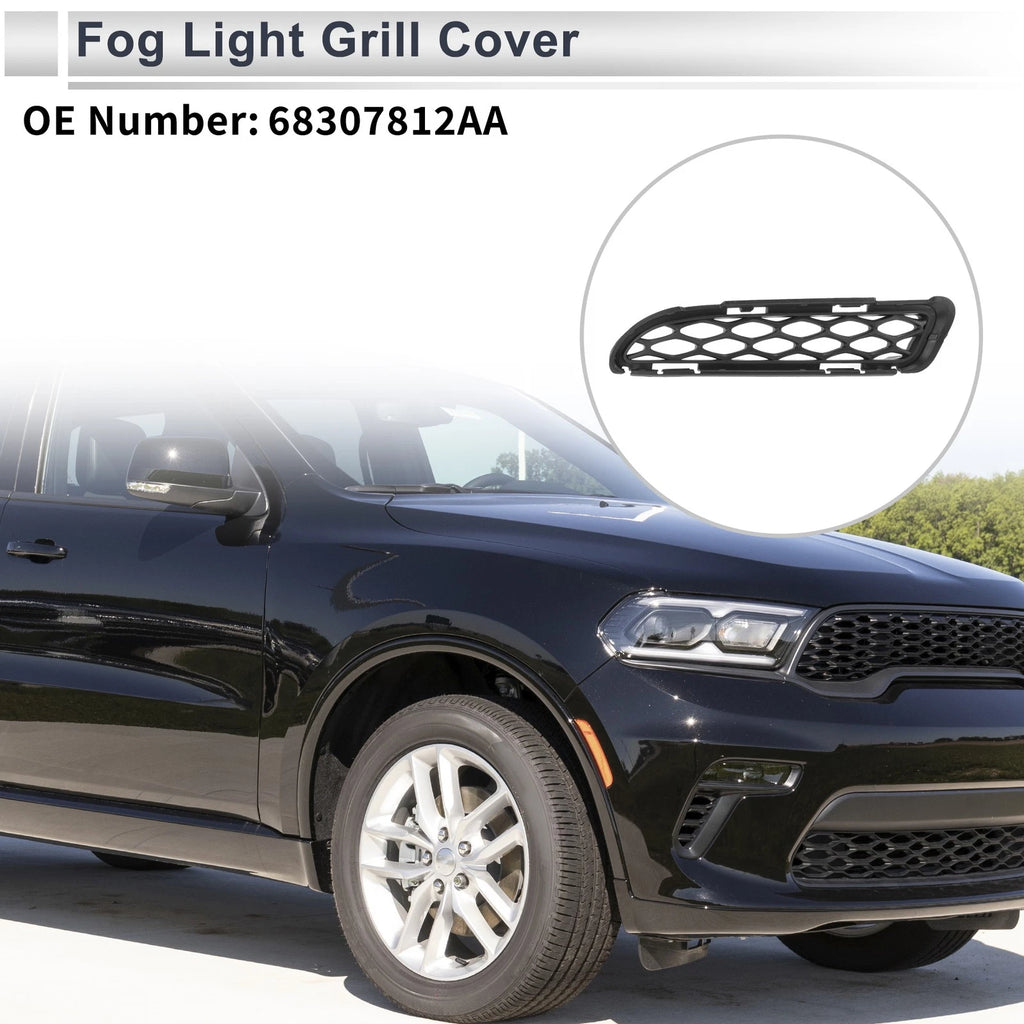 Front Right Fog Light Grill Replacement for Dodge Durango (2018–2020)