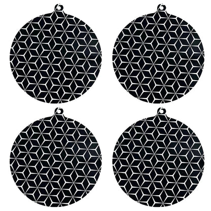 4 Pack Silicone Mats for Induction Cooktops (Scratch & Heat Resistant)