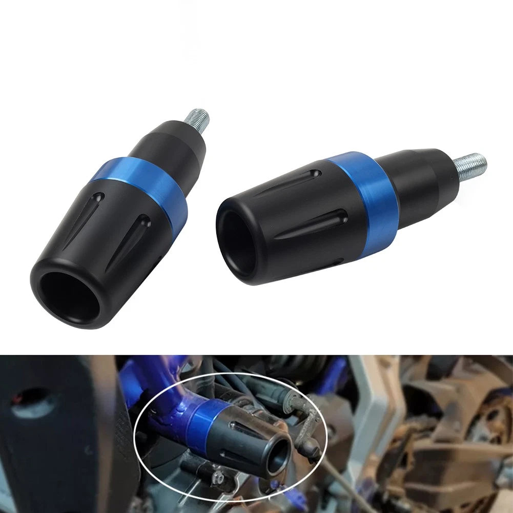 Blue Frame Sliders for Yamaha MT07 Tracer FZ07 (2014–2023)