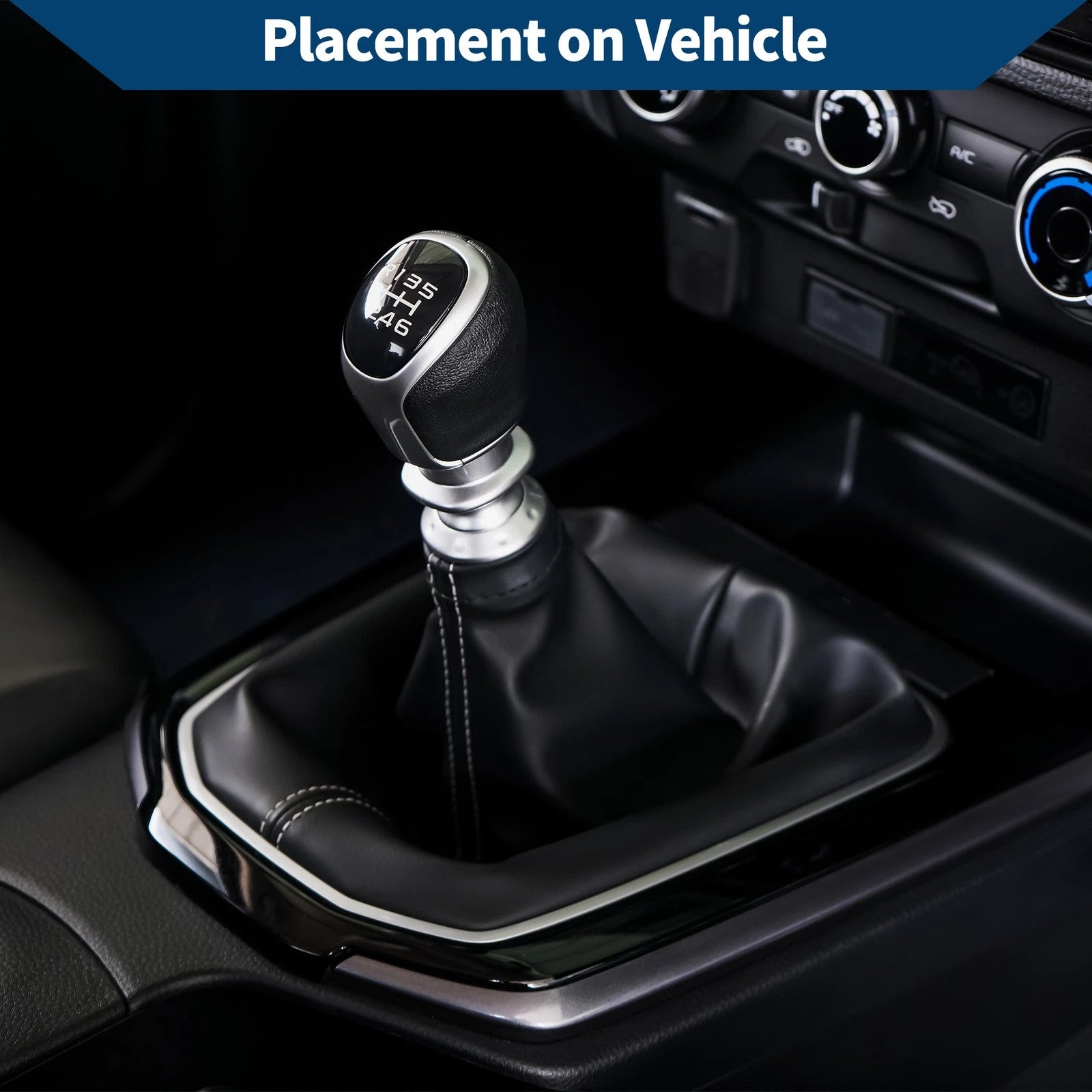 Gear Shift Stick Gaiter Black Leather Replacement for BMW E30 (1981–1991)