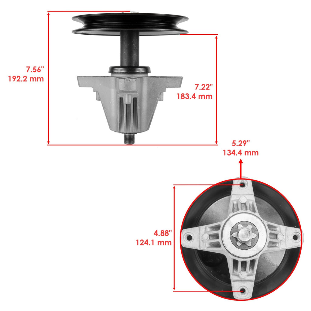 Spindle Assembly Replacement for Cub Cadet Troy-Bilt MTD Stens (918-05078)