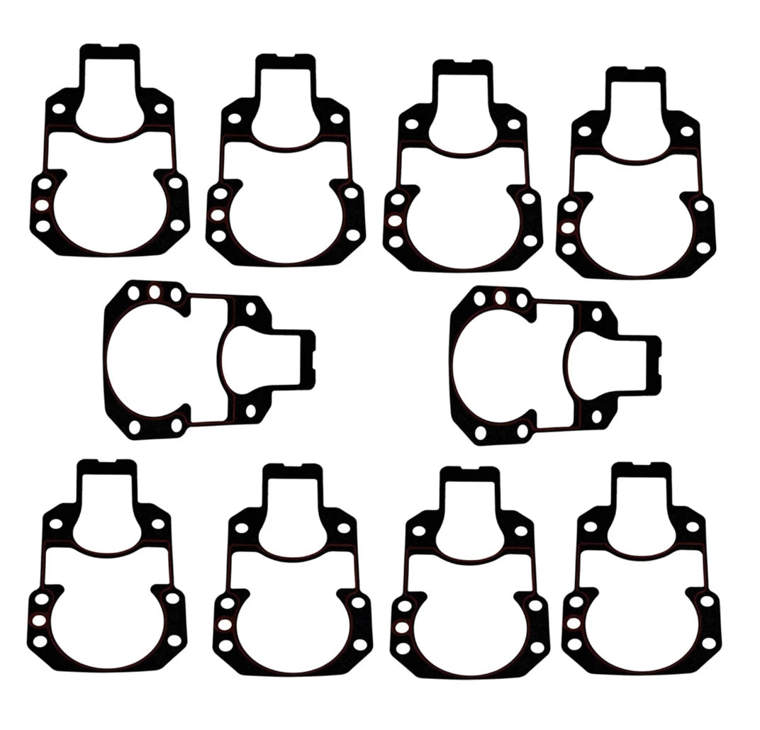 Set of 10 Bell Housing Gaskets for MerCruiser Alpha 1 Gen II (27-94996Q2, 9-61012)