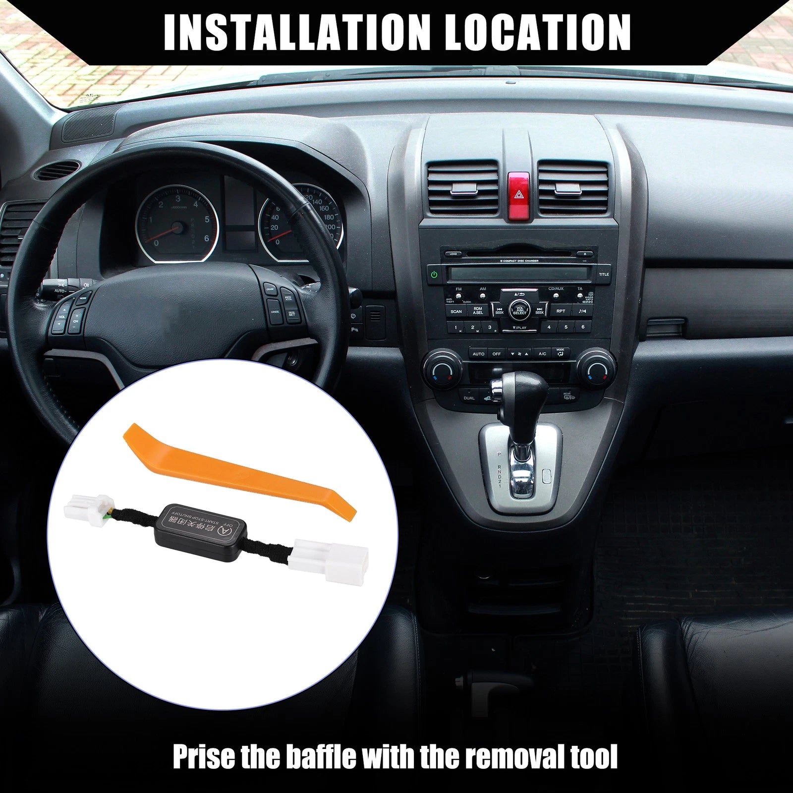 Auto Start Stop A Off Cable Replacement Inner Set for Honda CRV (2017–2022)