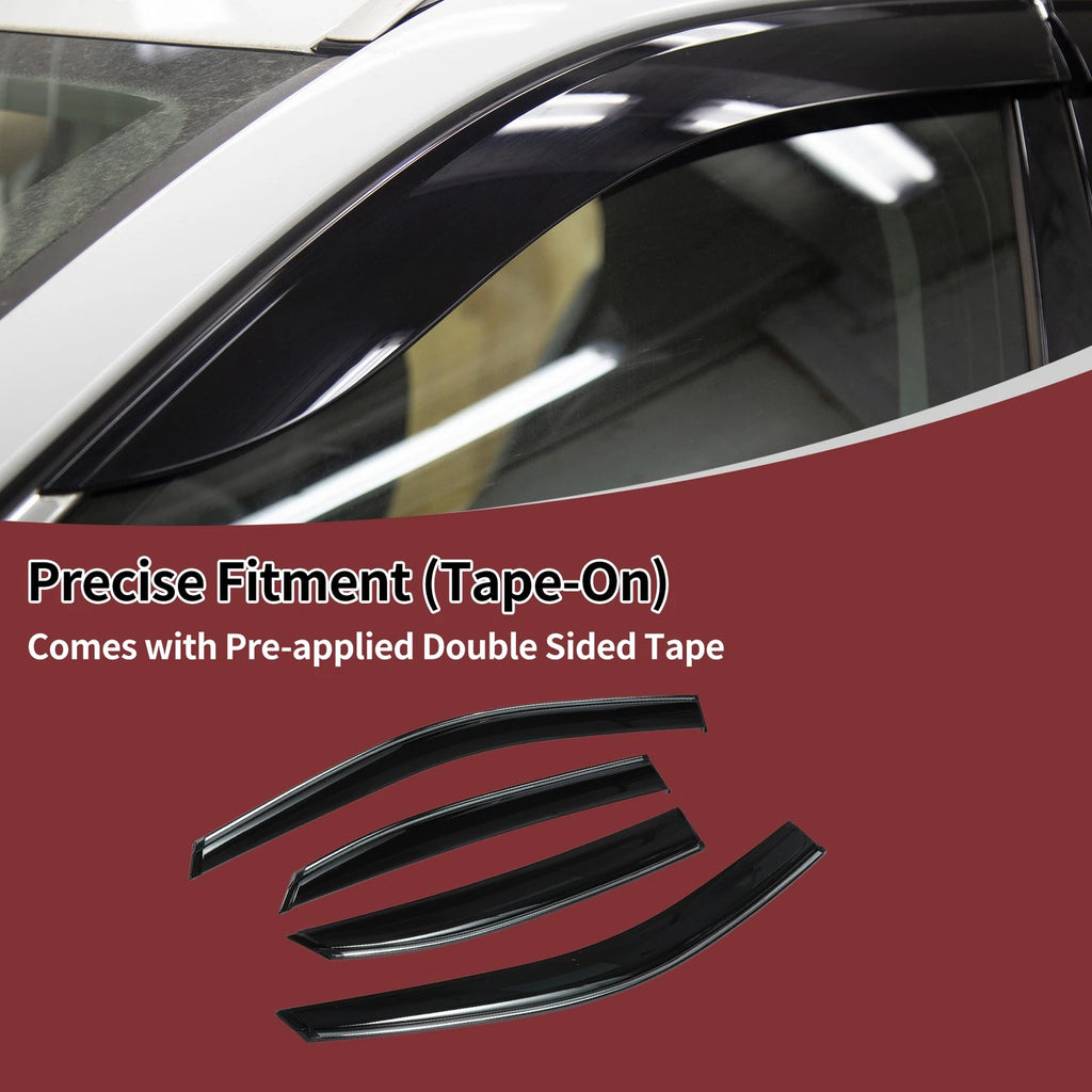 Window Deflectors Side Vent Visors 1 Set for Lexus RX350 RX450h (2010–2015)