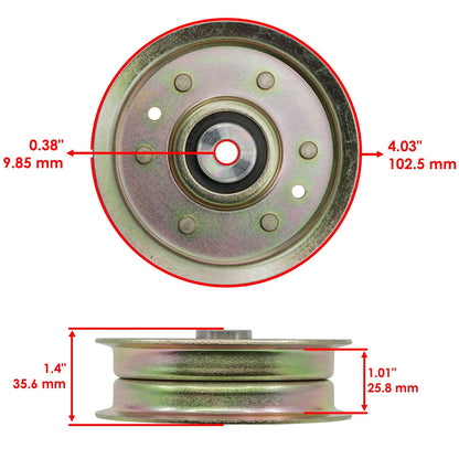 Deck Flanged Idler Pulley for Gravely 48 Inch (2000–2020)