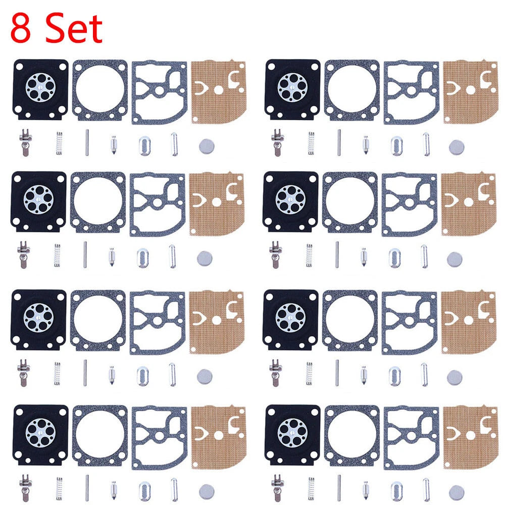 Set of 8 Carburetor Gasket Repair Kit for STIHL 017 018 MS170 MS180 ZAMA RB-77
