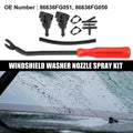 Wiper Washer Nozzle Spray Jet Kit 9pcs for Subaru Impreza (2008–2014)