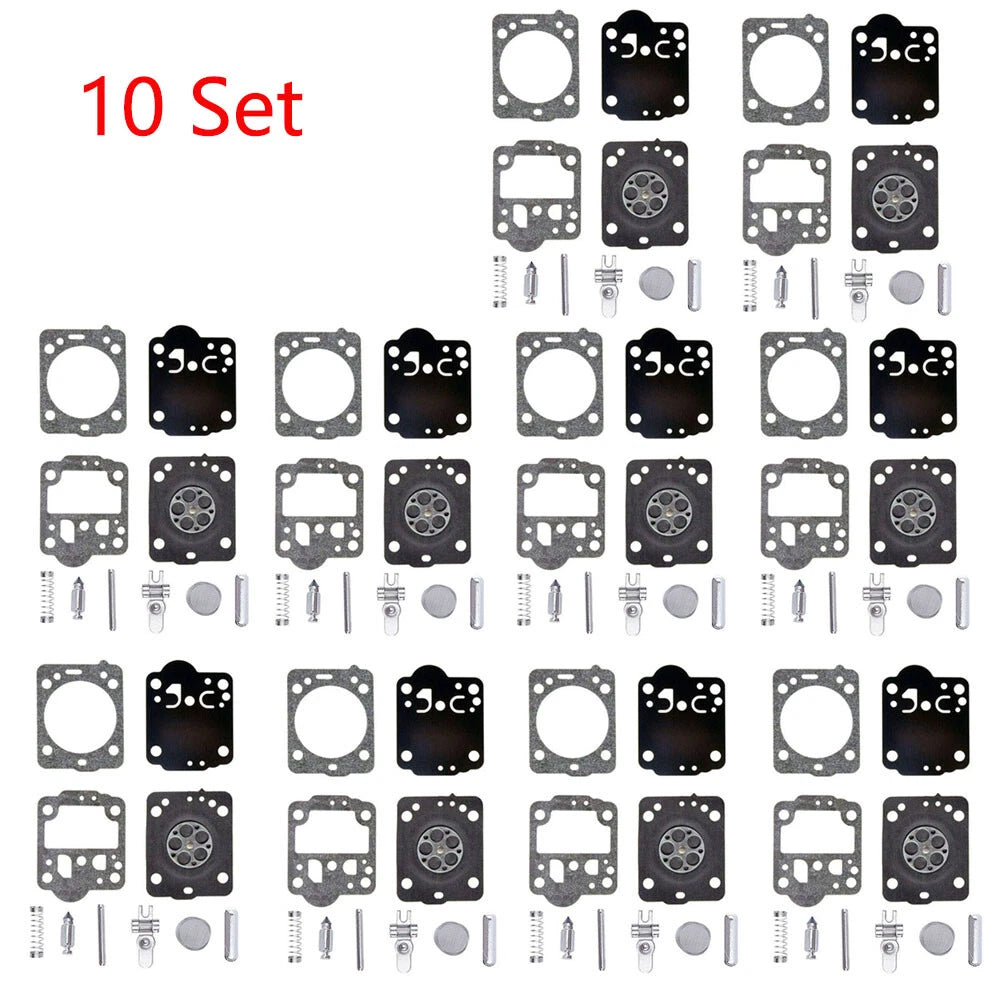 Set of 10 Carburetor Gasket Kits for Jonsered CS2234 CS2238 Zama RB-149