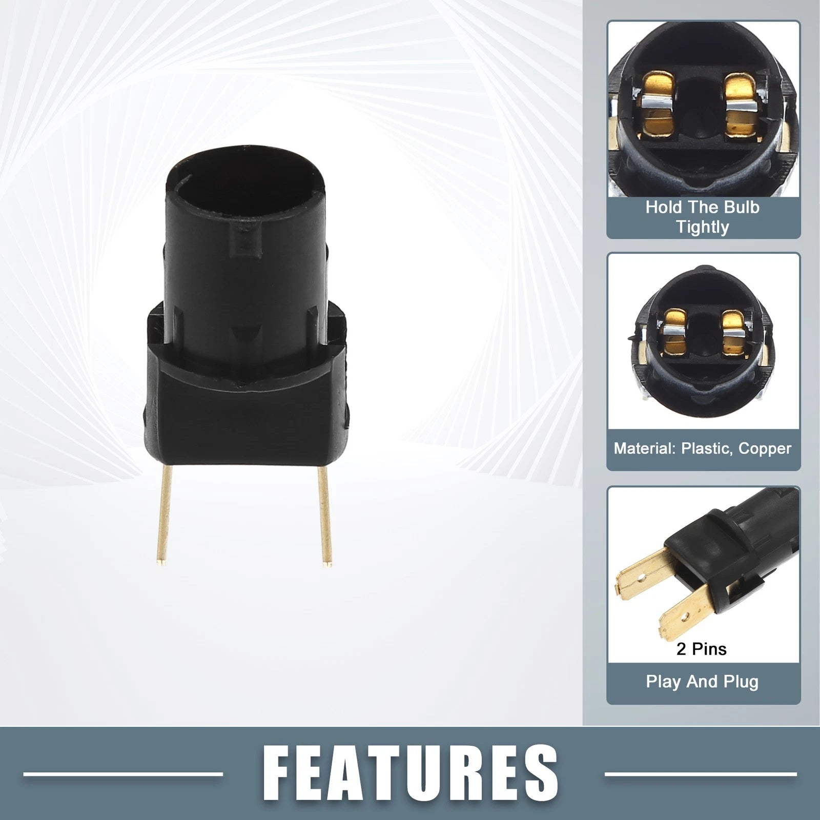 Side Repeater Indicator Light Socket 2PCS for VW Corrado (1990–1994)