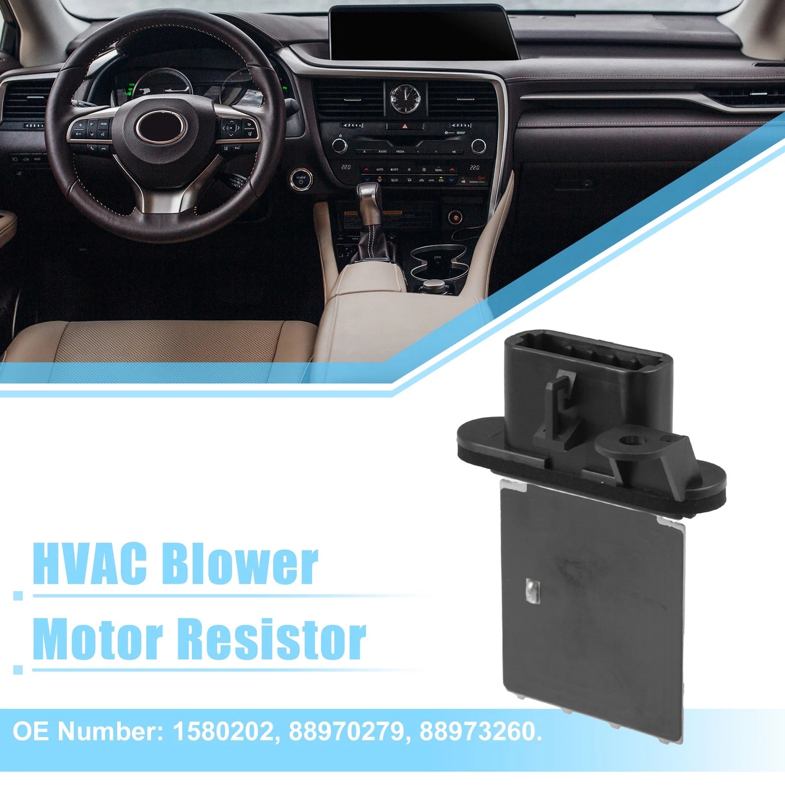 HVAC Blower Motor Resistor for Pontiac Vibe (2003–2008)