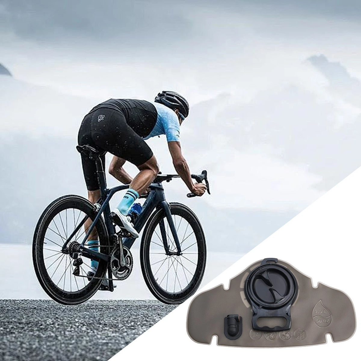 Rotating Water Lock Switch for Hydration Bladder (Camping, Hiking)