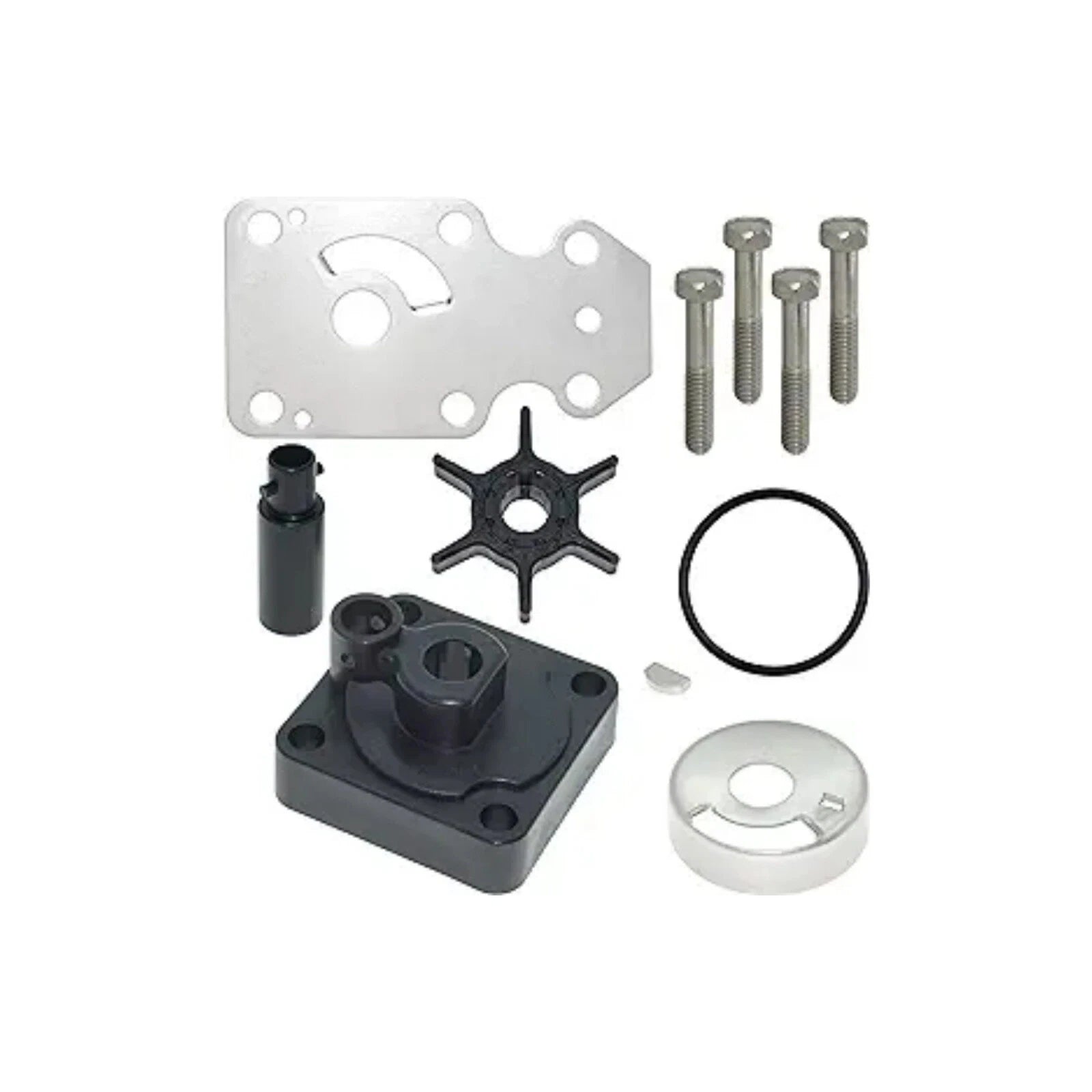 Water Pump Service Kit for Yamaha 4-Str 6HP 8HP (Repl 68T-W0078-00 18-3450)