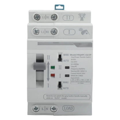 2P 63A Automatic Transfer Switch for Solar Systems